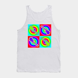 Rock On Electric Guitars Tank Top